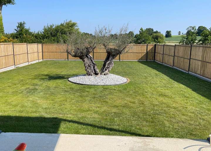 Pose de clôture Pluduno