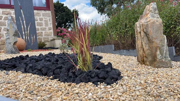 Réalisation de massif paysager Pluduno